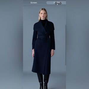 Mackage Dark Green Long Sleeve Wrap Dress Size XS